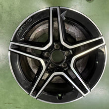 Load image into Gallery viewer, 1x Alufelge 18 Zoll 8.0" 5x112 43ET Glanz Schwarz A2134016300 Mercedes-Benz Amg FEL6765134053wa