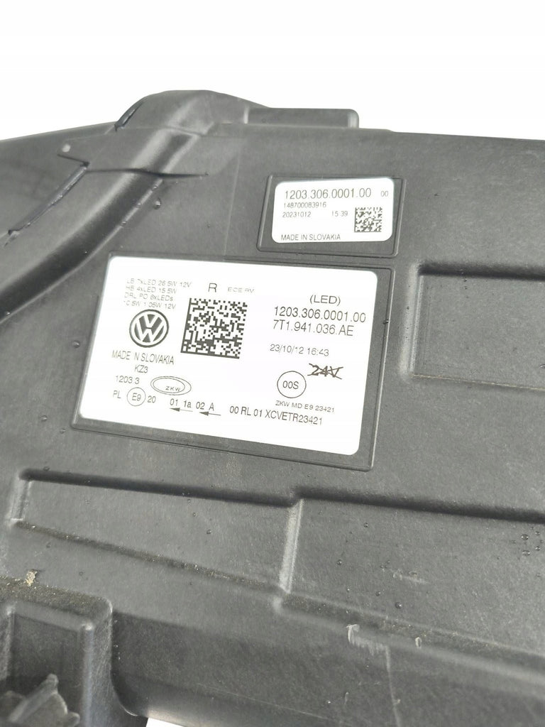 Frontscheinwerfer VW Transporter 7T1941036 Full LED Rechts Headlight