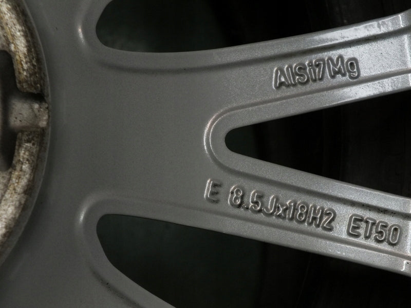 1x Alufelge 18 Zoll 8.5" 5x112 50ET Glanz Silber 8S0601025 Audi Rim Wheel