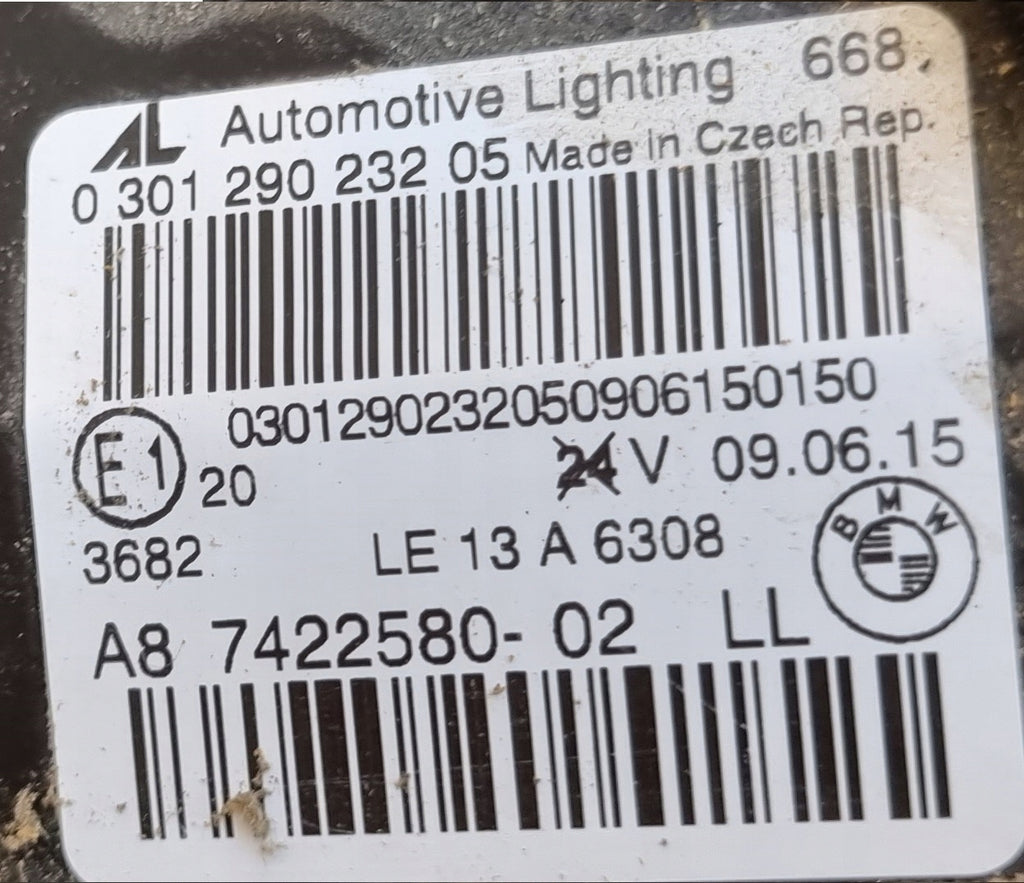Frontscheinwerfer BMW 2 F45 F46 7422580 LED Rechts Scheinwerfer Headlight