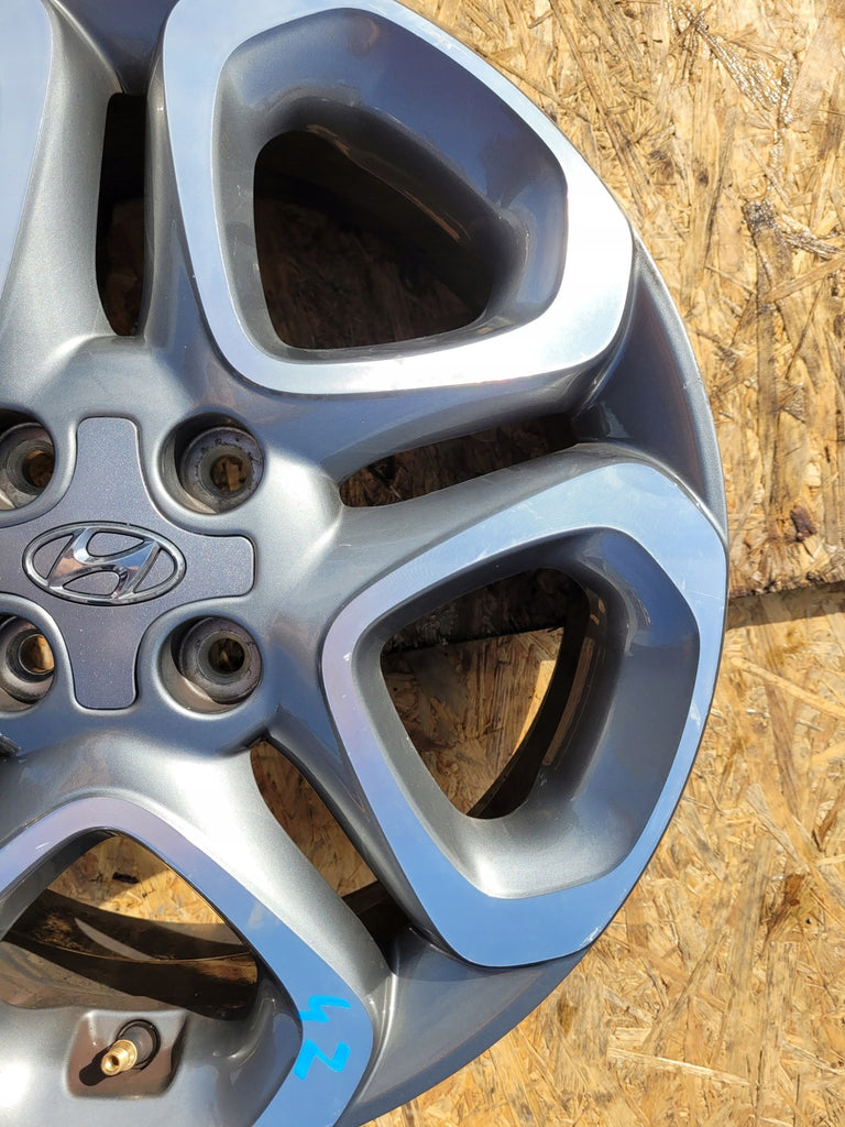 1x Alufelge 16 Zoll 6.0" 4x100 50ET Glanz Schwarz 52910-C8700 Hyundai I20 II Mg