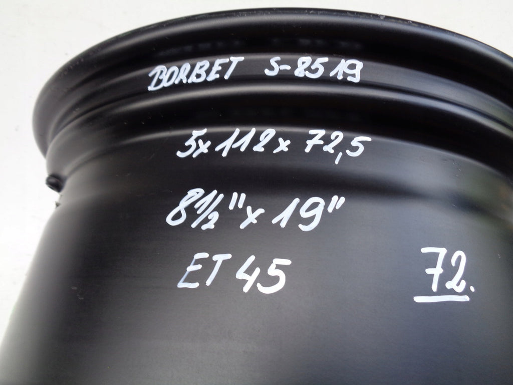 1x Alufelge 19 Zoll 8.5" 5x112 45ET KBA50008 Rim Wheel