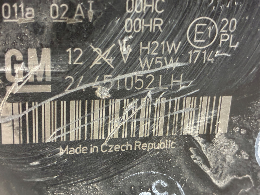 Frontscheinwerfer Opel Zafira B 24451052 Links Scheinwerfer Headlight SCH6662029376fn