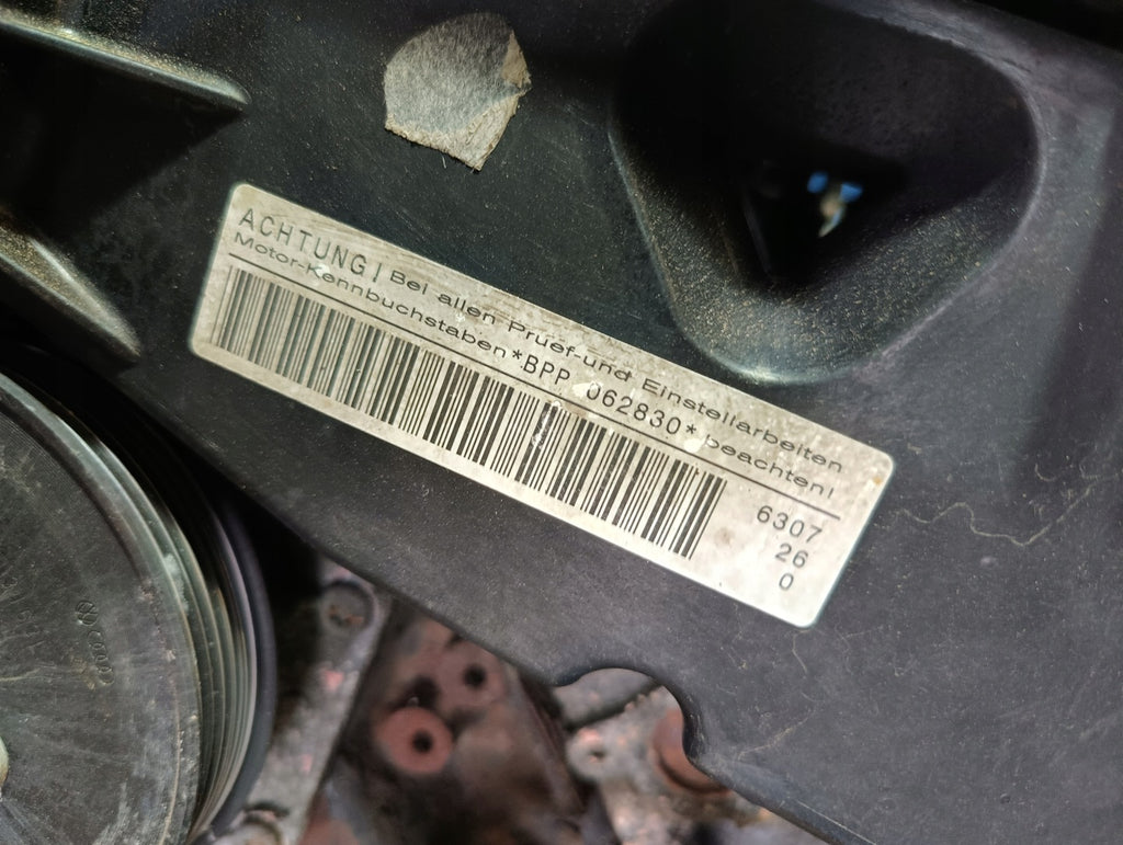 Motor Audi A6 C6 BPP 2.7 TDI 180PS 132kW 148TKm Diesel Engine Unkomplett