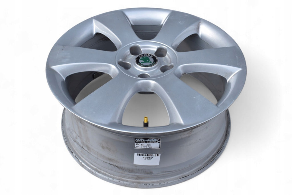1x Alufelge 18 Zoll 7.5" 5x120 46ET Silber 3T0601025K Skoda Superb Ii Rim Wheel FEL1239285963cq