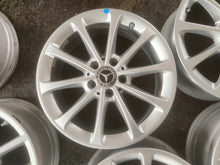 Load image into Gallery viewer, 1x Alufelge 17 Zoll 6.5" 5x112 44ET Glanz Silber A1774011300 Mercedes-Benz Cla FEL1744002314nh