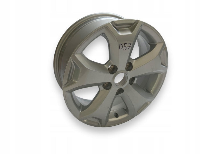 1x Alufelge 16 Zoll 6.5" 5x114.3 50ET Glanz Silber 403007372R Dacia Duster FEL3441889539uc