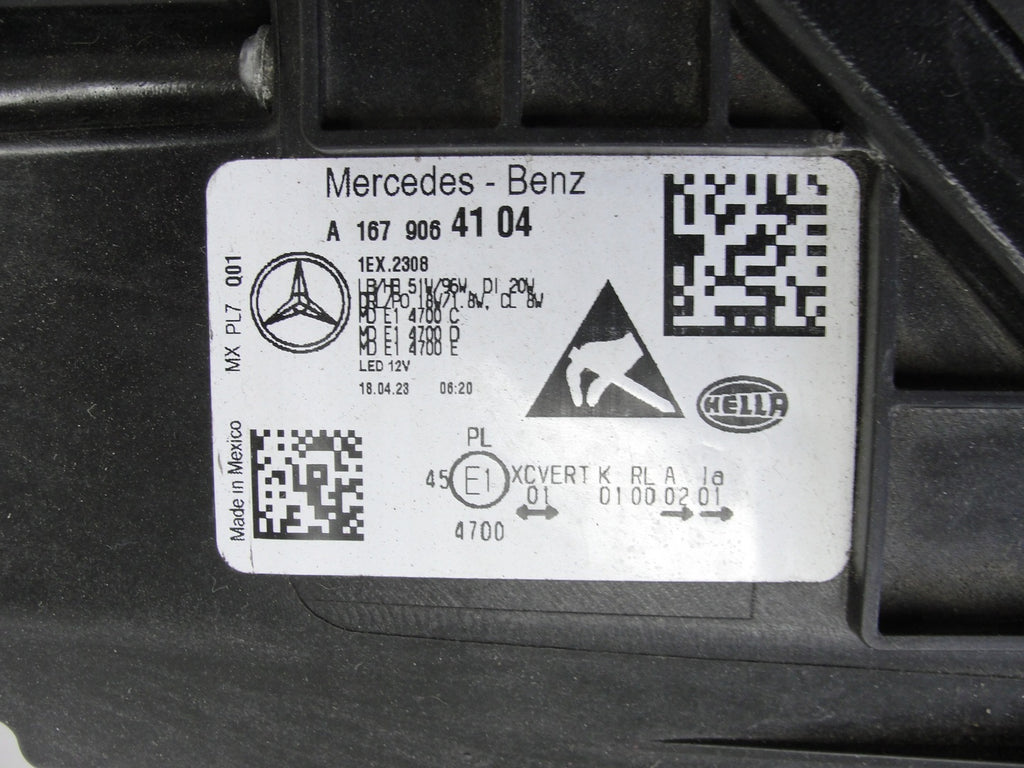 Frontscheinwerfer Mercedes-Benz Gle Coupe C167 A1679064104 LED Links Headlight