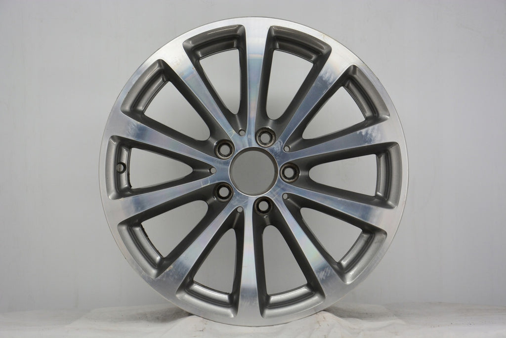 1x Alufelge 17 Zoll 7.5" 5x112 40ET Glanz Silber A2134011300 Mercedes-Benz Mg