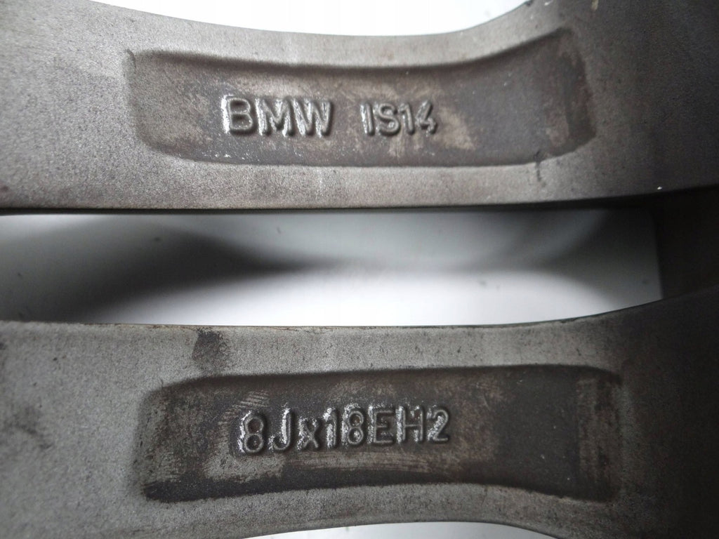 1x Alufelge 18 Zoll 8.0" 5x120 14ET Matt Schwarz 2282990 BMW E60 E63 Rim Wheel FEL2281779345oj