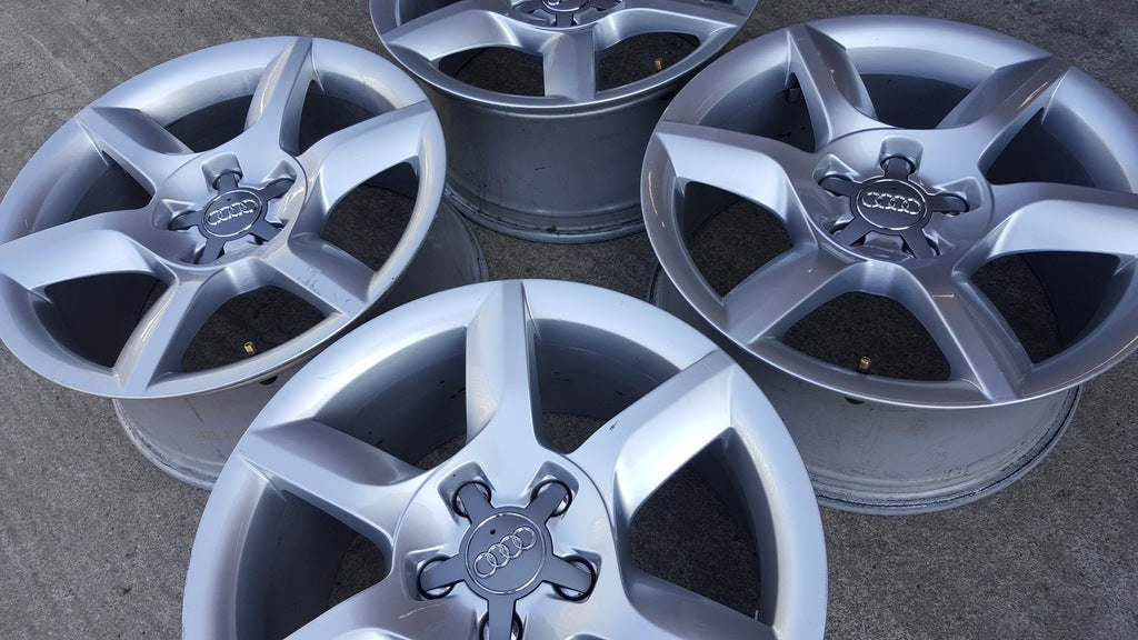 4x Alufelge 17 Zoll 8.0" 5x112 26ET Glanz Silber 8T0601025 Audi A5 Rim Wheel FEL8740204904zk