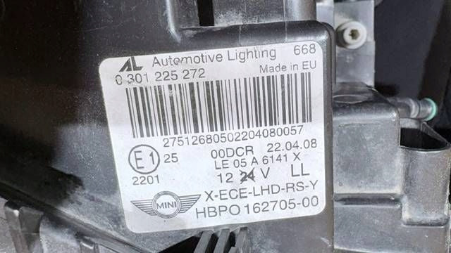 Frontscheinwerfer Mini R55 R56 301225272 Rechts Scheinwerfer Headlight SCH9848549441pf