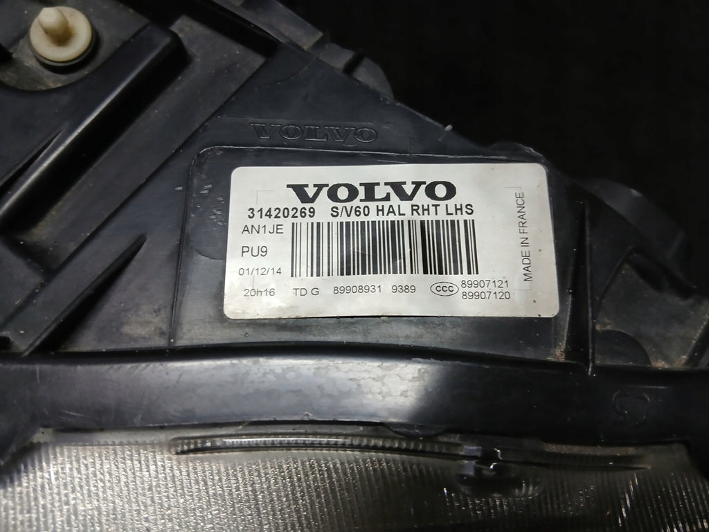 Frontscheinwerfer Volvo S60 II V60 31420269 Links Scheinwerfer Headlight SCH1530310789ew