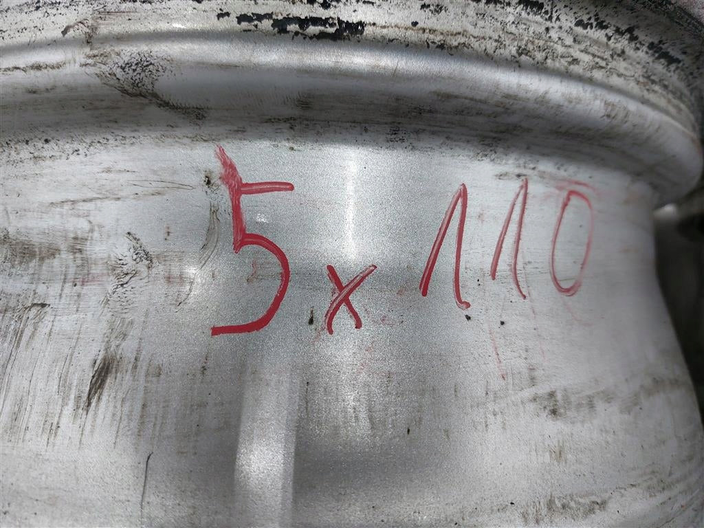 4x Alufelge 15 Zoll 6.0" 5x110 Matt Silber 13157780 Opel Astra H Meriva FEL9173885444xh