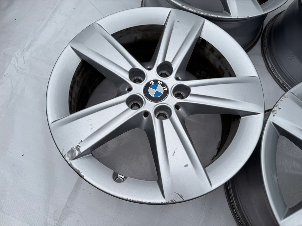 4x Alufelge 17 Zoll 7.5" 5x112 54ET Glanz Silber BMW6855087 BMW Rim Wheel FEL1764327056tv