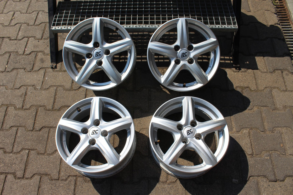 4x Alufelge 15 Zoll 6.0" 4x108 37 5ET Glanz Silber KBA-49043- Ford Ecosport FEL8868195080dn