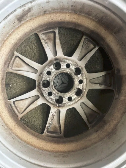 1x Alufelge 16 Zoll 7.0" 5x112 43ET Silber Mercedes-Benz W204 Rim Wheel FEL3773056962fj