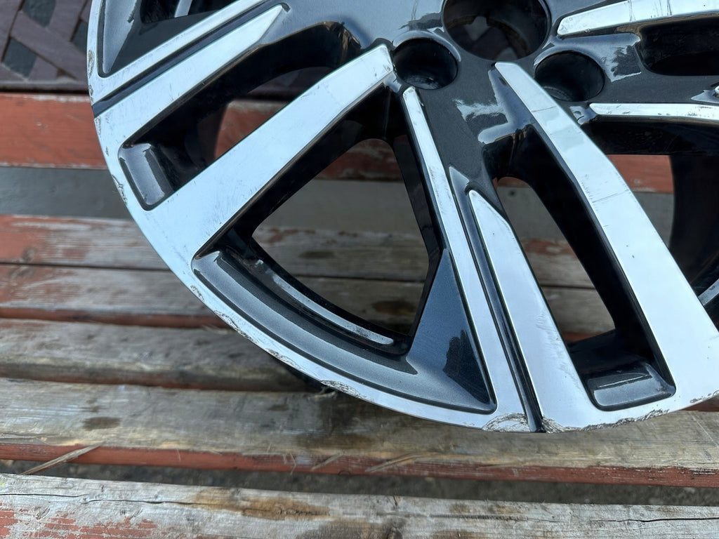 1x Alufelge 16 Zoll 6.5" 4x108 38ET Glanz Graphit 9825165280 Mg 2008 208 Ii