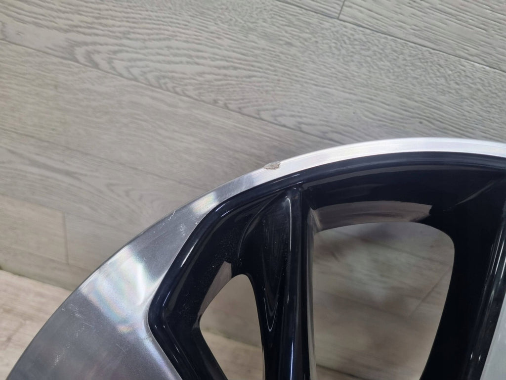 1x Alufelge 16 Zoll 6.5" 4x108 32ET Glanz Schwarz 9833892580 Opel Corsa F FEL5075820980gm