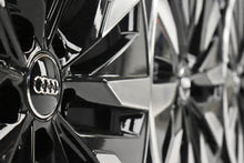Laden Sie das Bild in den Galerie-Viewer, 1x Alufelge 18 Zoll 8.0&quot; 5x112 39ET Glanz Schwarz 4K0601025B Audi Rim Wheel