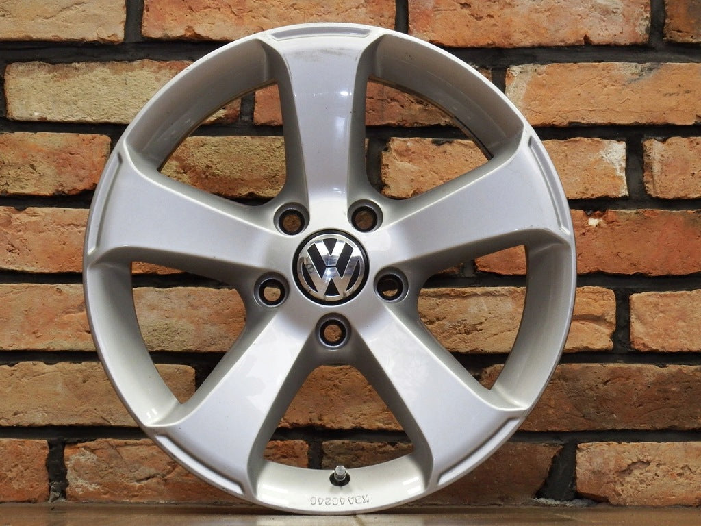 4x Alufelge 16 Zoll 6.5" 5x112 33ET Glanz Grau VW Sharan Rim Wheel FEL2784694186am