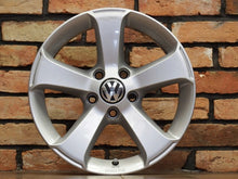 Load image into Gallery viewer, 4x Alufelge 16 Zoll 6.5" 5x112 33ET Glanz Grau VW Sharan Rim Wheel FEL2784694186am