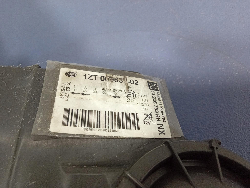 Frontscheinwerfer Opel Insignia A 1ZT0096302 Rechts Scheinwerfer Headlight SCH1240028922pa