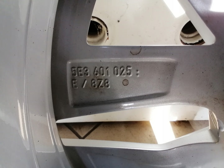 1x Alufelge 17 Zoll 7.0" 5x112 46ET Glanz Silber 5E3601025 Skoda Octavia Iv FEL5583025173my