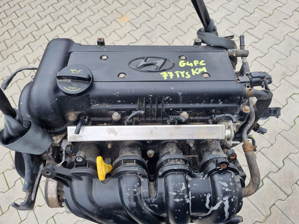 Motor Hyundai Kia Ix20 Venga G4FC 1.6 77TKm 2006 Benzin Engine Unkomplett
