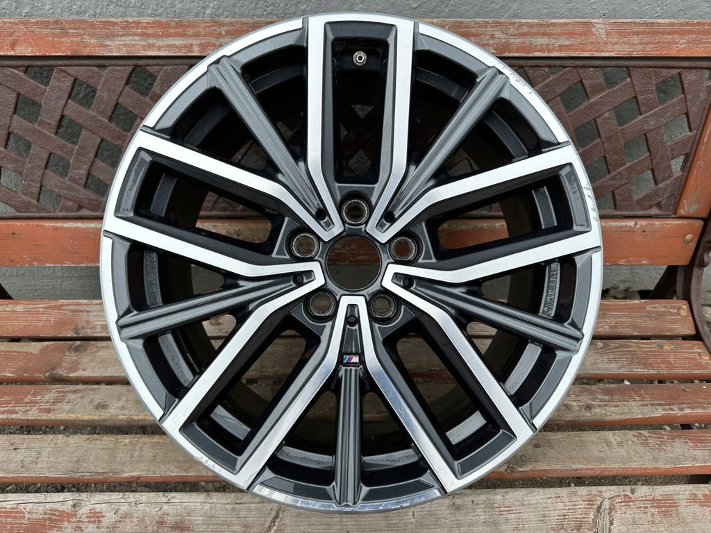 1x Alufelge 18 Zoll 7.5" 5x112 50ET Glanz Graphit 6891179 BMW 2 Tourer Mg FEL8098529475on