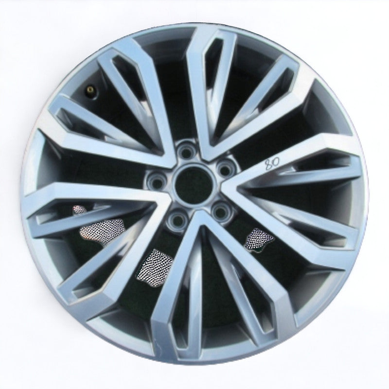 1x Alufelge 18 Zoll 7.0" 5x112 45ET Glanz Grau 2GA601025 Mg Montego T-Roc