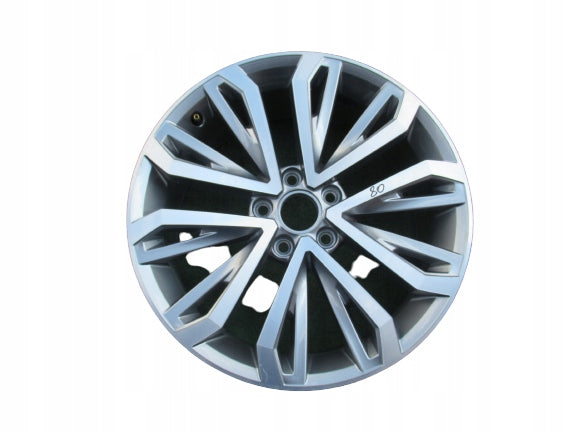 1x Alufelge 18 Zoll 7.0" 5x112 45ET Glanz Grau 2GA601025 Mg Montego T-Roc