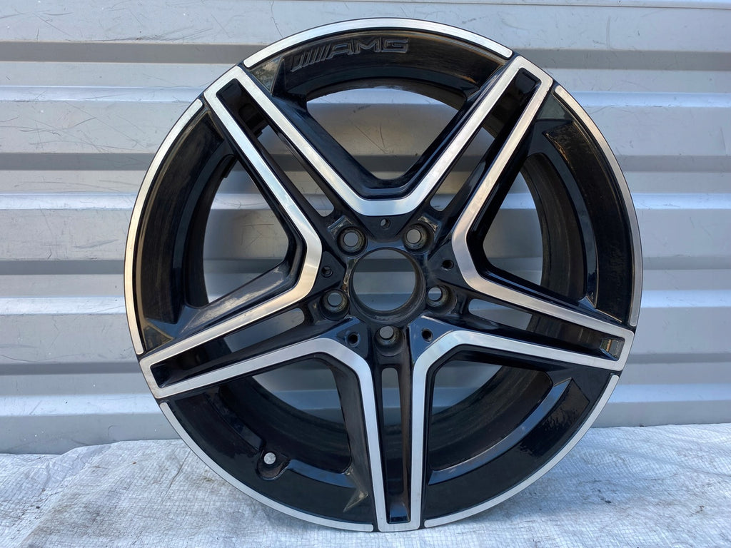 1x Alufelge 18 Zoll 7.5" 5x112 49ET Glanz Grau A1774011500 Mercedes-Benz