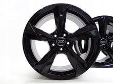 Laden Sie das Bild in den Galerie-Viewer, 4x Alufelge 18 Zoll 8.0" 5x112 39ET Glanz Schwarz 4K0601025 Audi A6 C8 Rim Wheel FEL6723484819ae