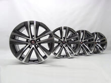 Load image into Gallery viewer, 4x Alufelge 18 Zoll 7.5&quot; 5x112 35ET Glanz Graphit 7N0601025F Mg Alhambra Sharan