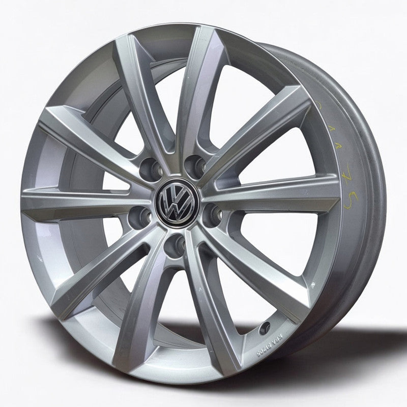 1x Alufelge 17 Zoll 6.5" 5x112 38ET Glanz Graphit 5NA071497A VW Tiguan Rim Wheel