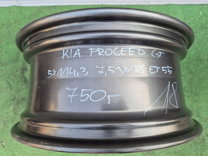 1x Alufelge 18 Zoll 5x114.3 52910J7500S Kia Proceed Rim Wheel FEL4797285104gj