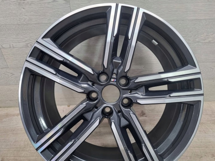 1x Alufelge 19 Zoll 8.0" 5x112 26ET Glanz Graphit 8090019 BMW 8 G14 G15 Mg FEL6716597036rm