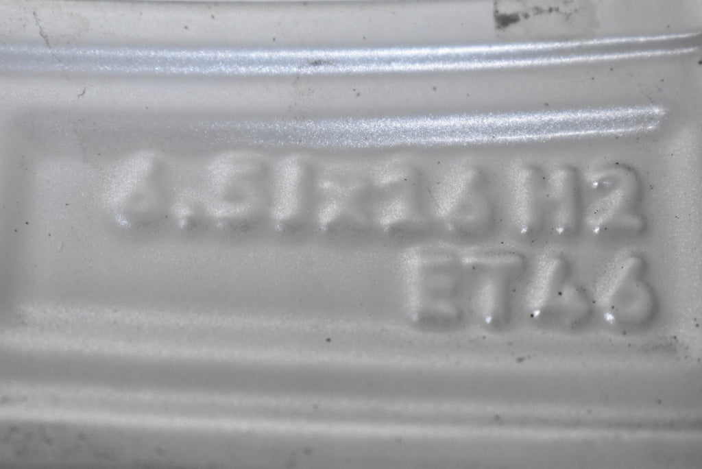 1x Alufelge 16 Zoll 6.5" 5x112 46ET Glanz Silber 5G0601025BQ VW Golf Vii FEL7773538208ua