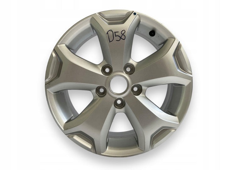 1x Alufelge 16 Zoll 6.5" 5x114.3 50ET Glanz Schwarz 403008854R Dacia Duster FEL7786317971dy