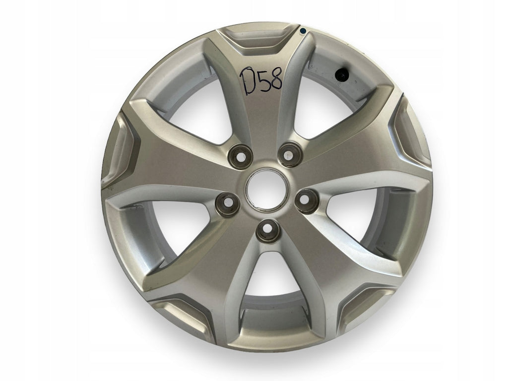 1x Alufelge 16 Zoll 6.5" 5x114.3 50ET Glanz Schwarz 403008854R Dacia Duster FEL7786317971dy