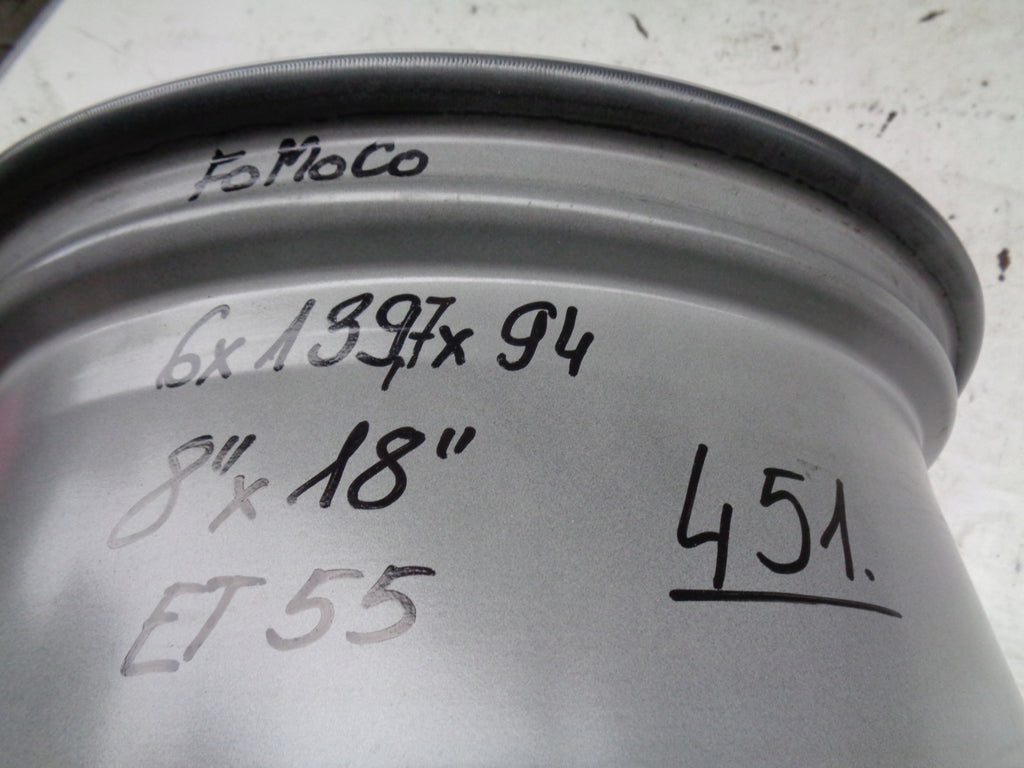 1x Alufelge 18 Zoll 8.0" 6x139.7 55ET JB3C-1007-R2A Ford Rim Wheel FEL1983802576hz