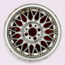 Laden Sie das Bild in den Galerie-Viewer, 1x Alufelge 14 Zoll 6.5&quot; 4x100 30ET Glanz Silber 2225540 BMW E30 Rim Wheel