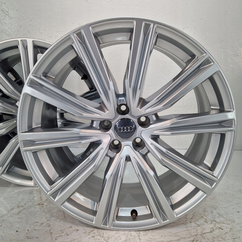 4x Alufelge 20 Zoll 8.5" 5x112 20ET Glanz Silber 4M8601025T Audi Rim Wheel FEL2011415491rv