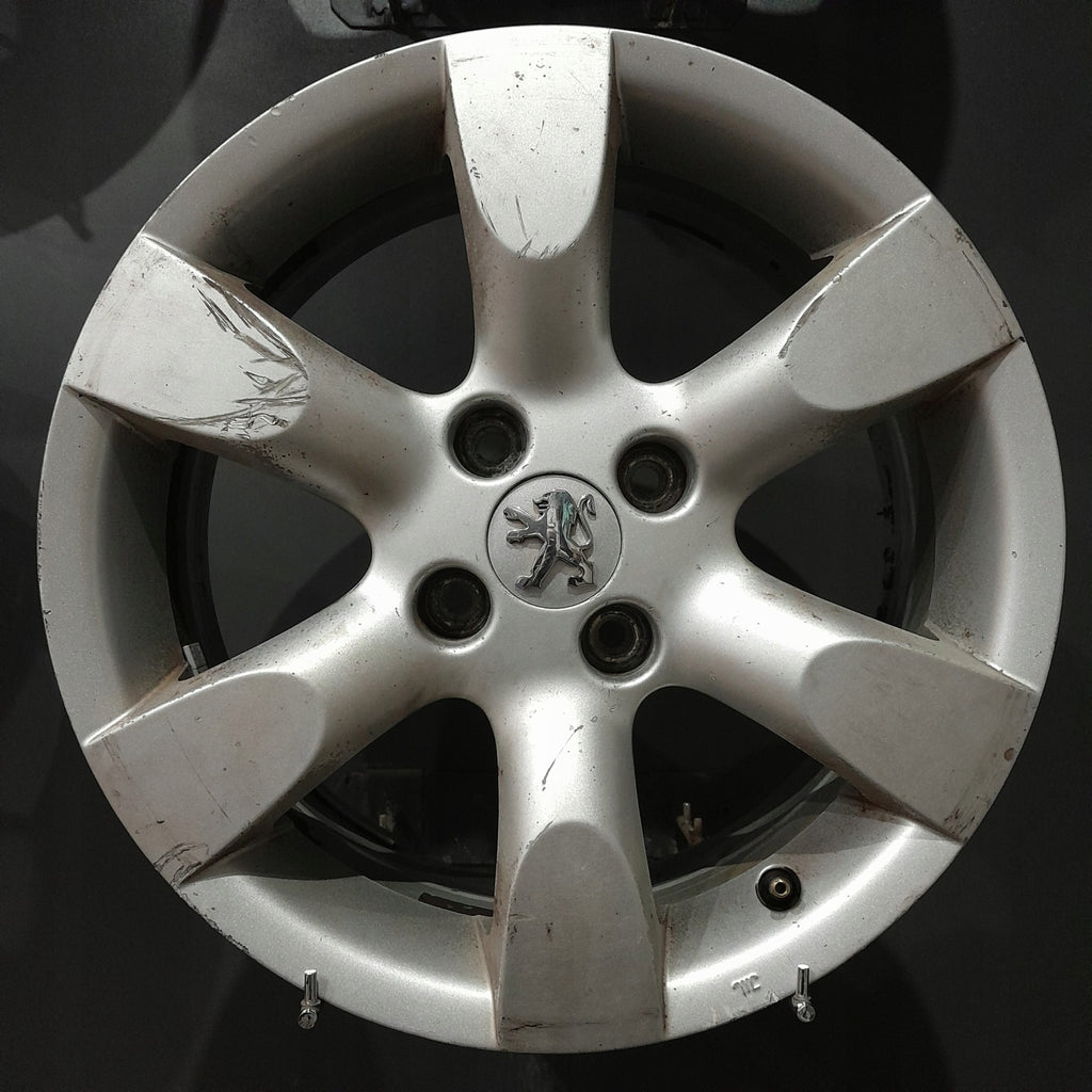 4x Alufelge 16 Zoll 6.5" 4x108 31ET Glanz Silber 9681285480 Peugeot I Rim Wheel FEL7527487675dl
