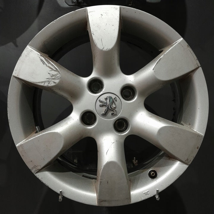 4x Alufelge 16 Zoll 6.5" 4x108 31ET Glanz Silber 9681285480 Peugeot I Rim Wheel FEL7527487675dl
