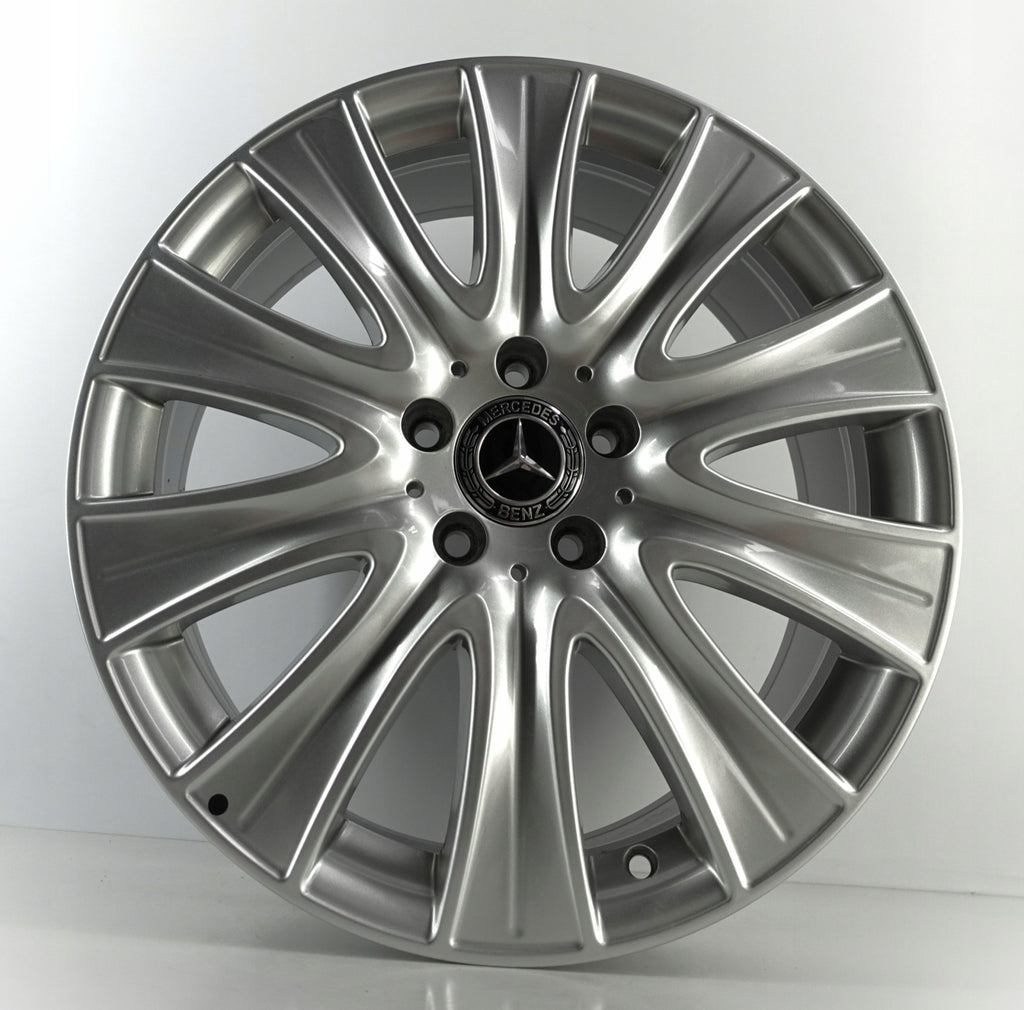 4x Alufelge 18 Zoll 8.0" 5x112 41ET Glanz Silber A2224010902 Mercedes-Benz FEL6781087282dd