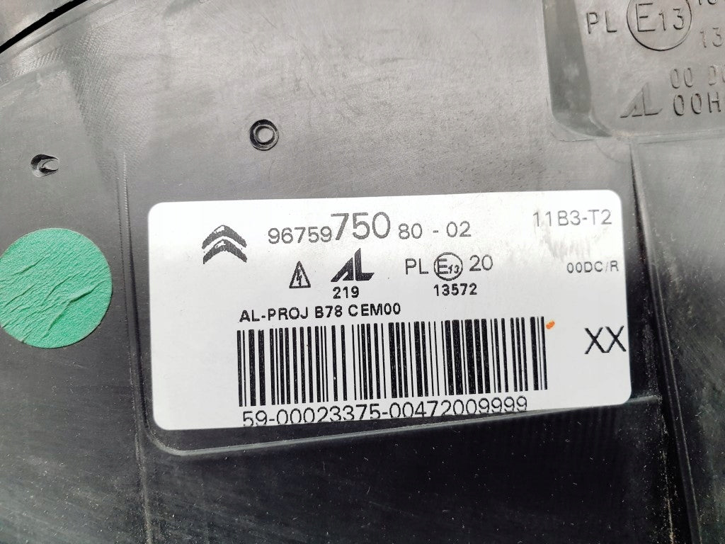 Frontscheinwerfer Citroën C4 Picasso 9675975080-02 Xenon Rechts oder Links