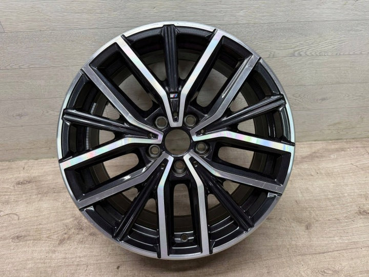 1x Alufelge 18 Zoll 7.5" 5x112 50ET Glanz Schwarz 6891179 BMW F45 Mg Rim Wheel FEL9096871967jy
