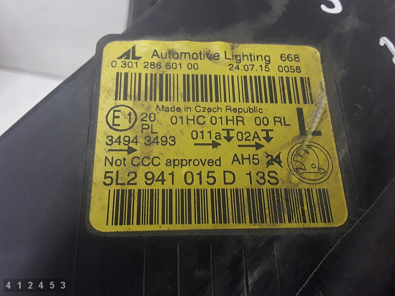 Frontscheinwerfer Skoda Yeti 5L2941015D Links Scheinwerfer Headlight SCH9836357729tl